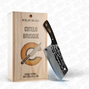 Cutelo Artesanal Brusque – Cutelaria Forjada À Mão + Garantia