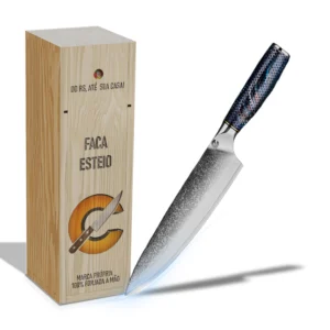 Faca Esteio - Cutelaria Forjada Á Mão + Garantia