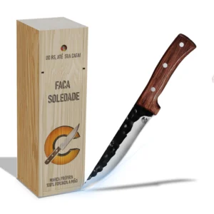 Faca Soledade – Cutelaria Forjada Á Mão + Garantia