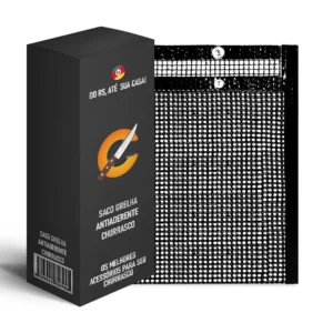 EasyBBQ™ Saco Grelha Antiaderente Churrasco Legumes/Frutos do Mar