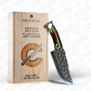 Cutelo Artesanal Sapucaia – Cutelaria Forjada À Mão + Garantia